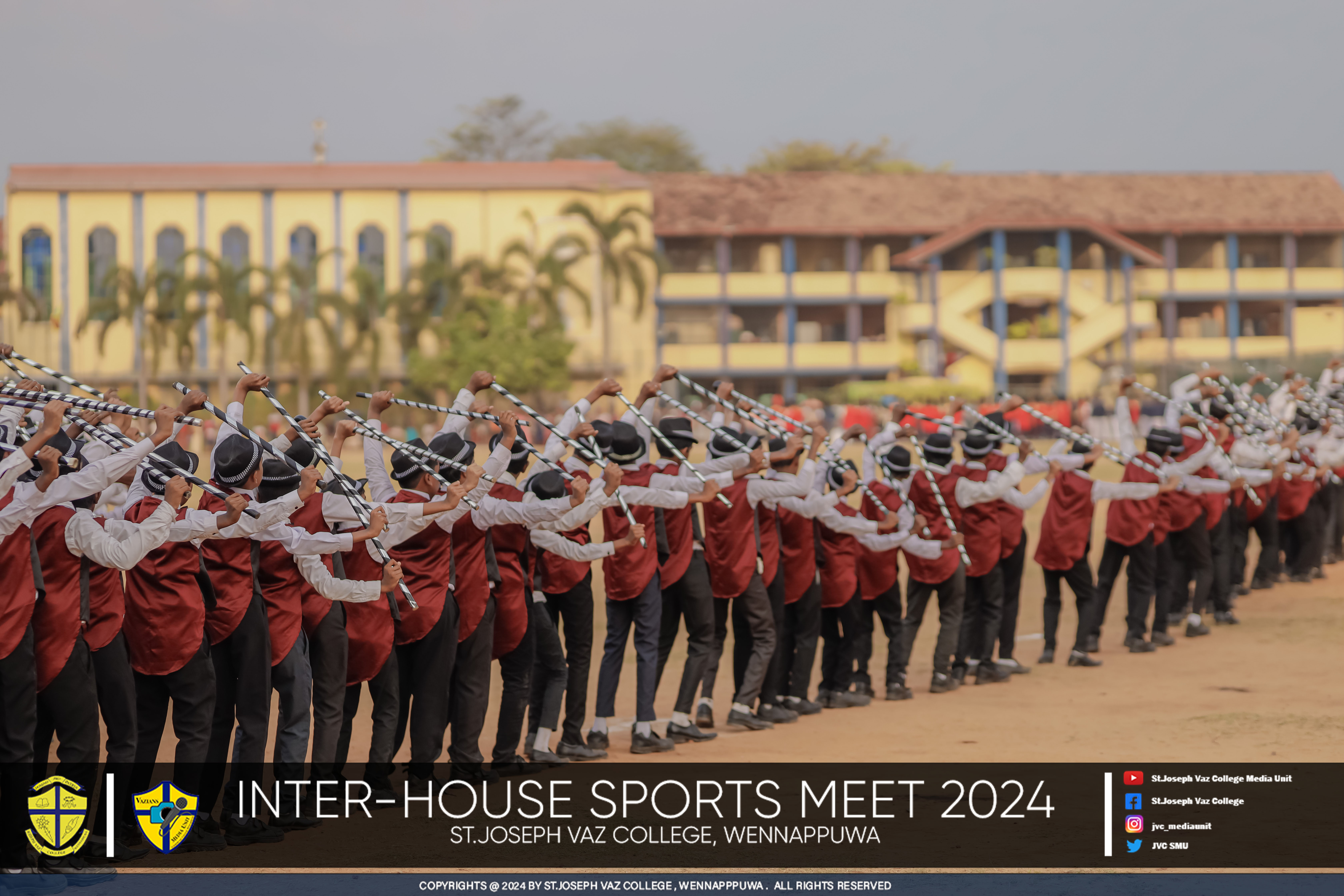 Inter House Sports Meet 2024 - St. Joseph Vaz College - Wennappuwa - Sri Lanka